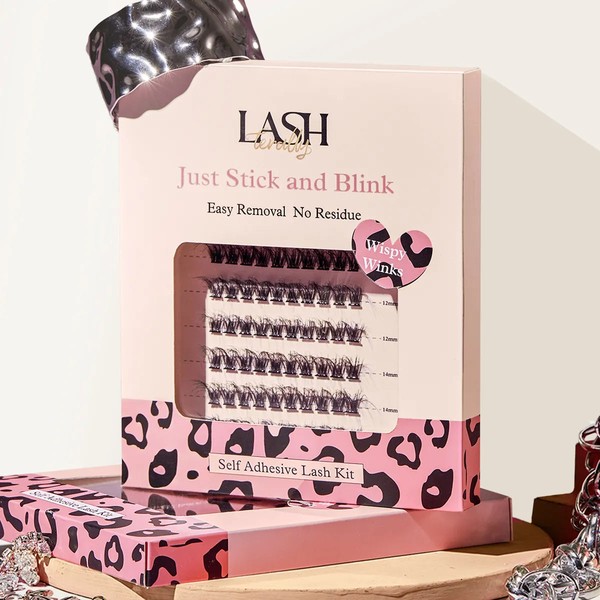 Wispy Winks Luxury 5D Self-Adhesive Lash Kit - Lashterally