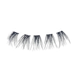 Set of five pairs of false eyelashes on a white background