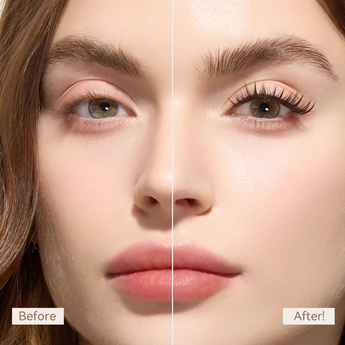 Cupid's Love Glue-free Eyelash Kit Before and After Version