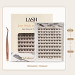 Natural Wispy Self-Adhesive Lash Kit for Effortless Beauty - Lashterally
