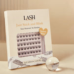 Natural Wispy Self-Adhesive Lash Kit for Effortless Beauty - Lashterally